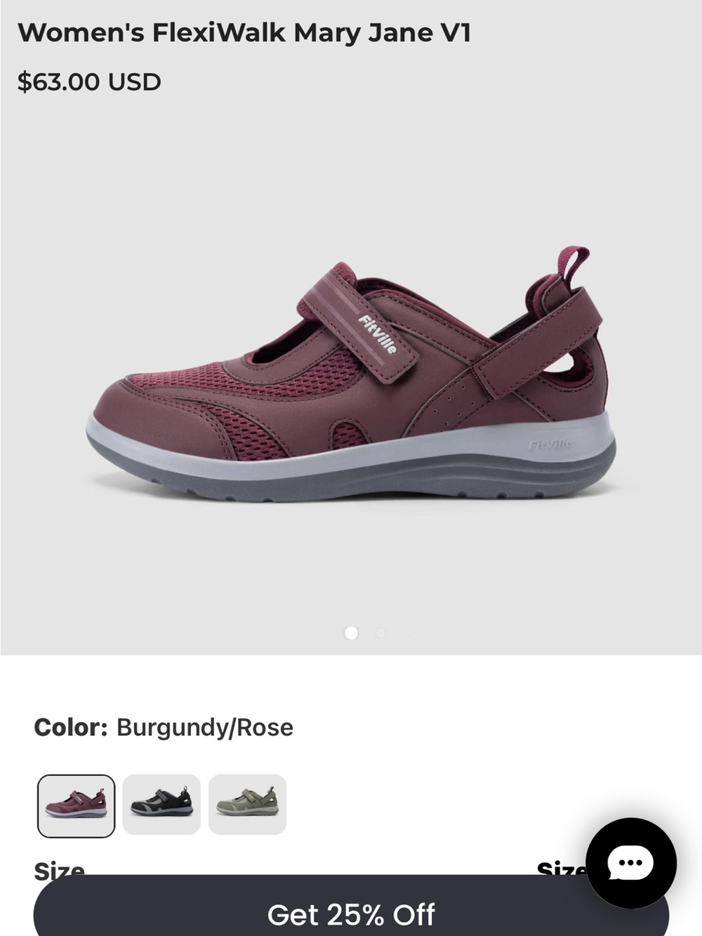 Flexi Kids Mary Jane Sandal - Burgundy and Rose size 12 Extra wide 4E